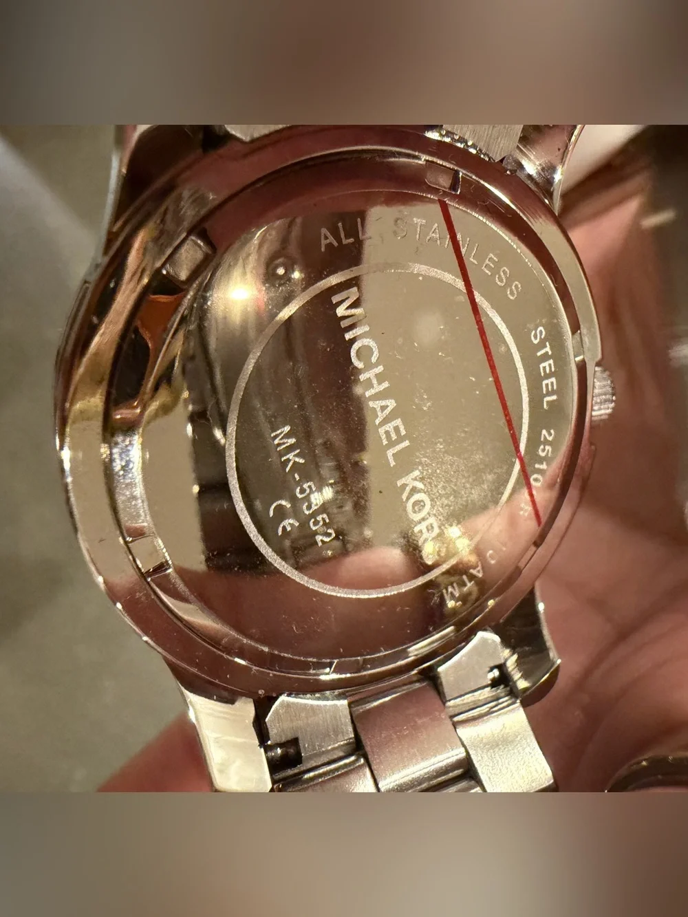 Michael Kors MK5352 Runway Crystal Silver Watch – Never Worn